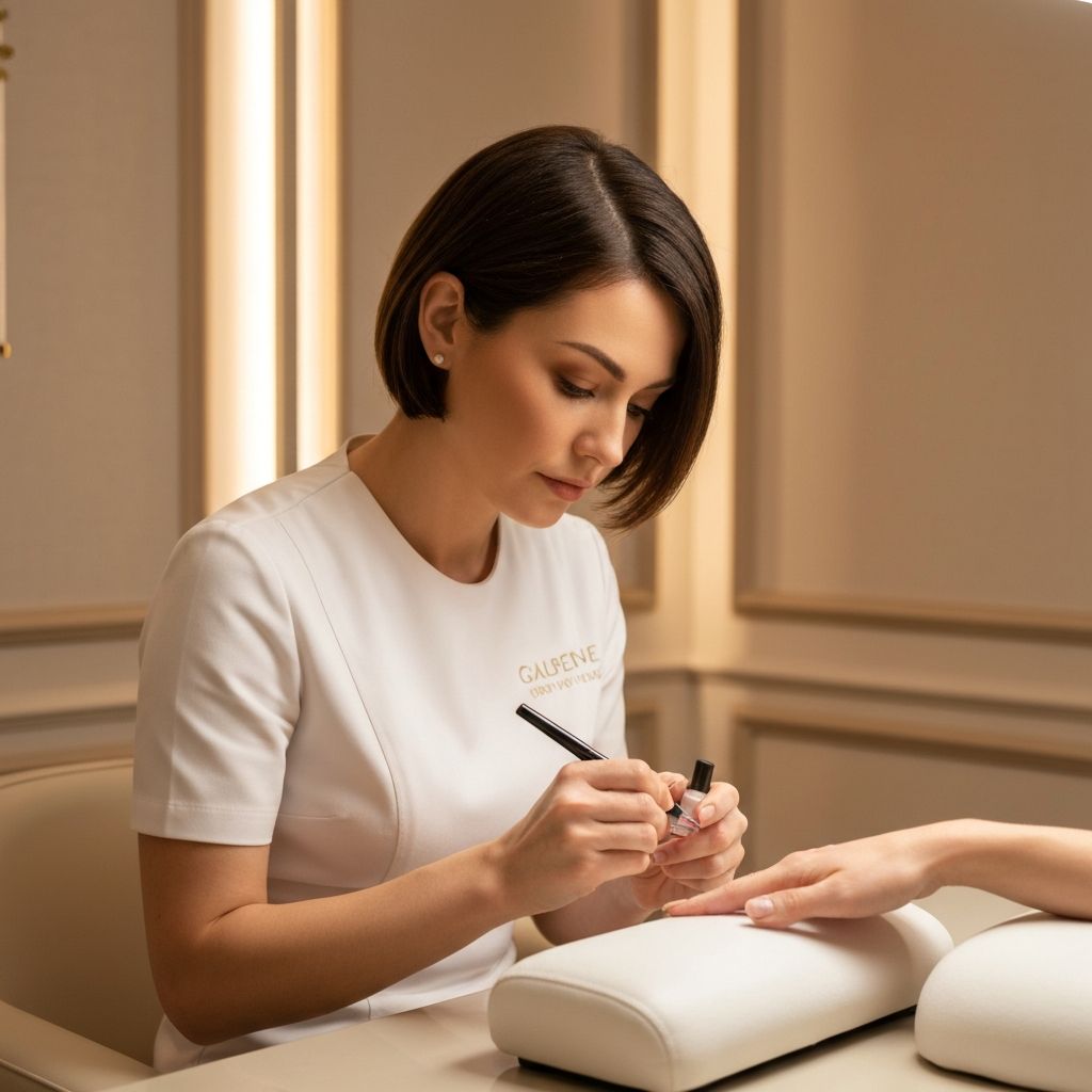 Maison Elara nail technician — private studio Calgary