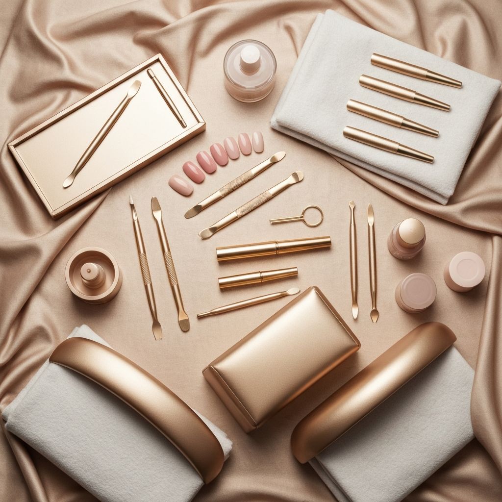 Maison Elara studio tools flat-lay